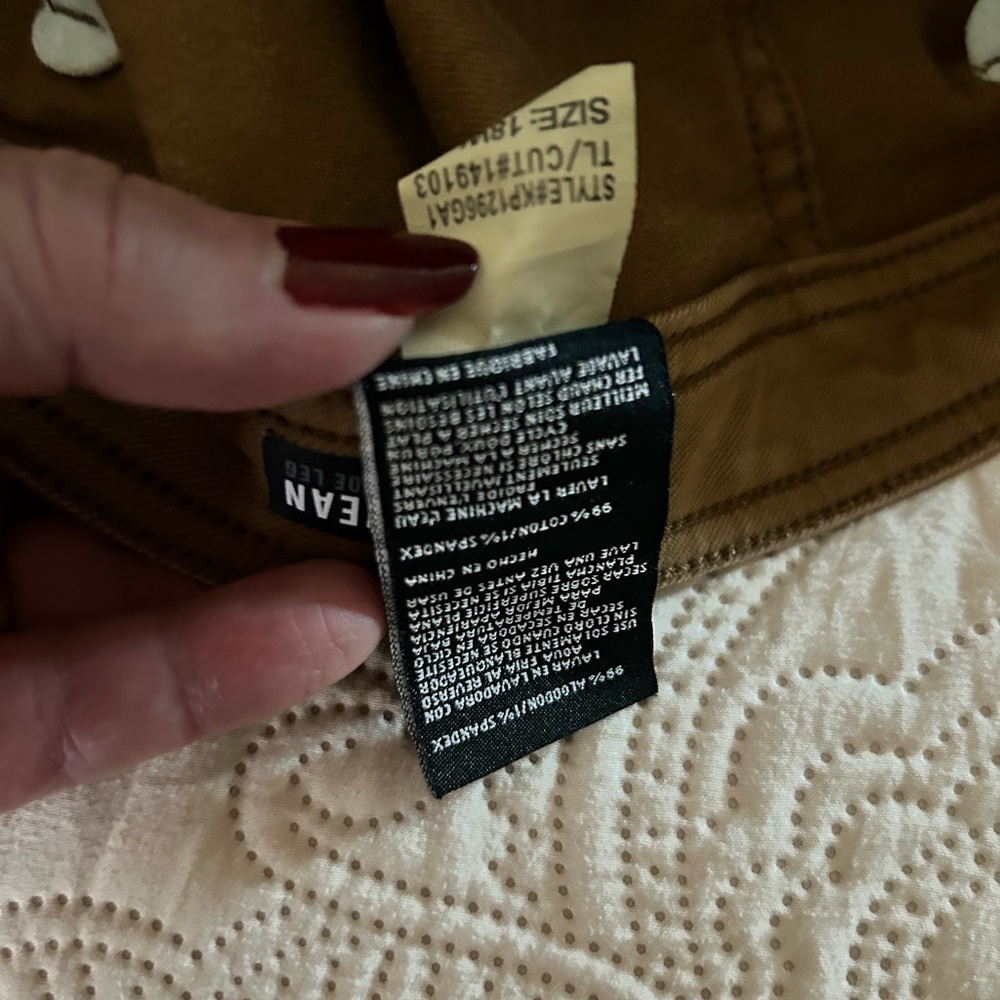 Kut from the Kloth Tan Wide Leg Pants - Picture 5 of 6